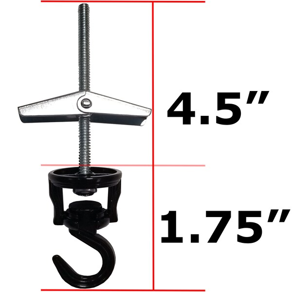 Swivel Hook Hangers Multi-functional For Hanging 2 Sets Per Pack White